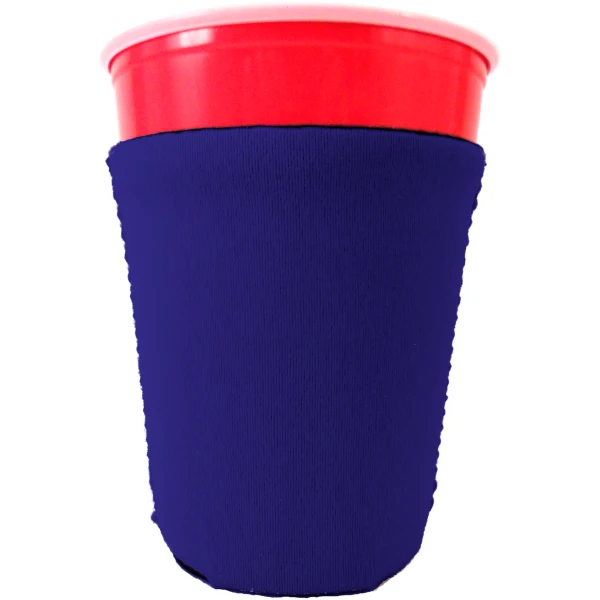 Blank Neoprene Solo Cup Koozie in Purple