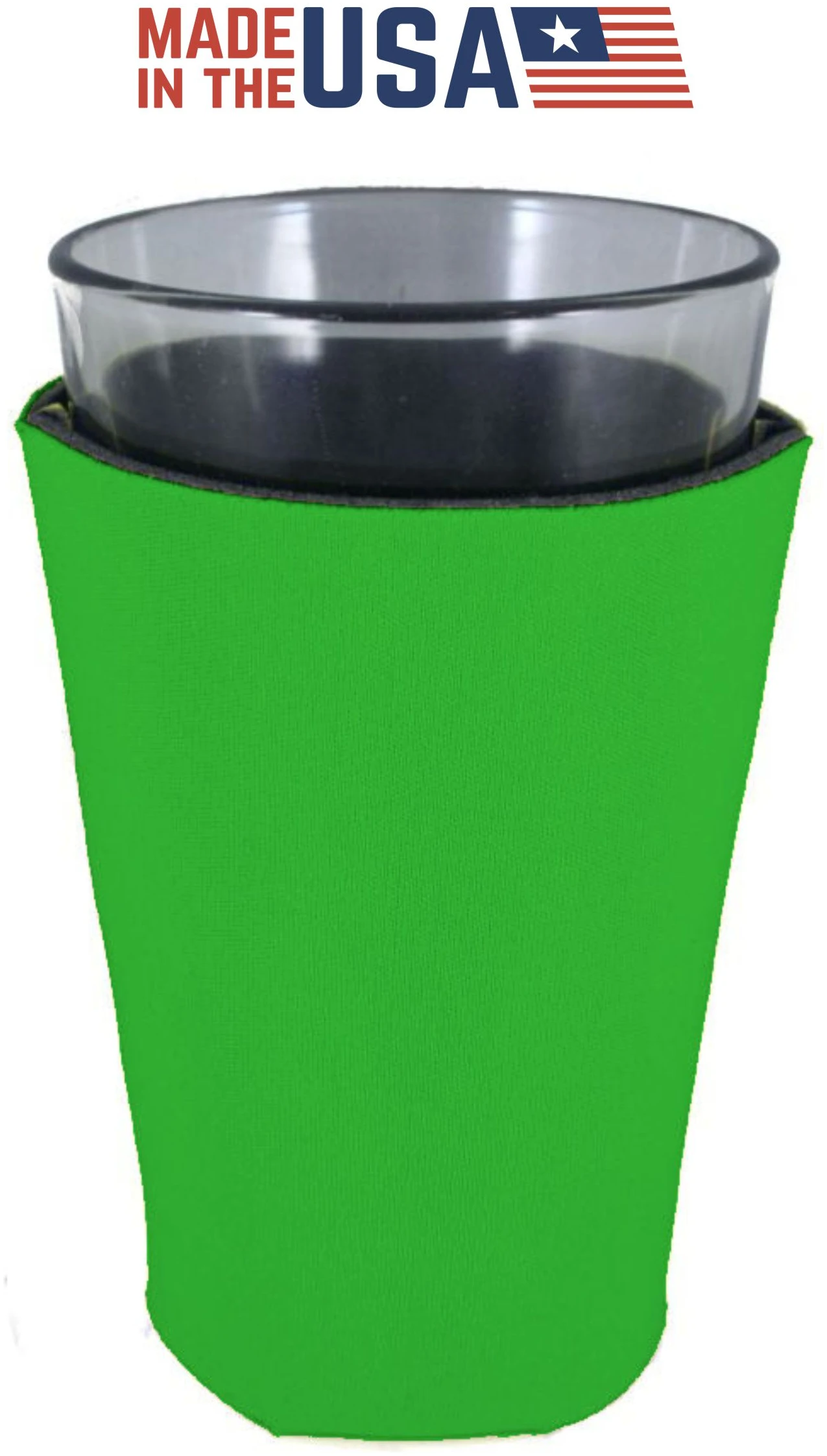 Blank Foam Collapsible Pint Glass Coolie - Made in USA