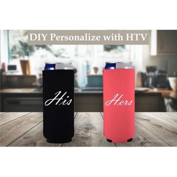 thumbnail image 2 of Neoprene Can Cooler Cover - 5mm Thick Insulated Sleeve For 12oz Cans No Condensation 2 of 13