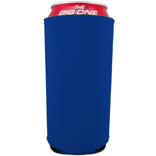 Blank 24 oz can coolie royal blue