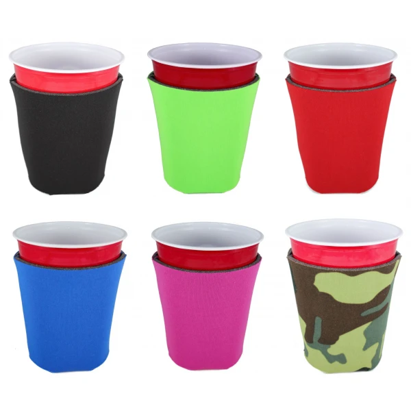 Blank Foam Party Solo Cup Coolie Variety Color Packs - Made in USA - Image 3
