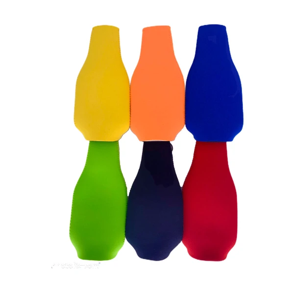 Blank Neoprene Zipper Beer Bottle Coolie Variety Color Packs - Image 4