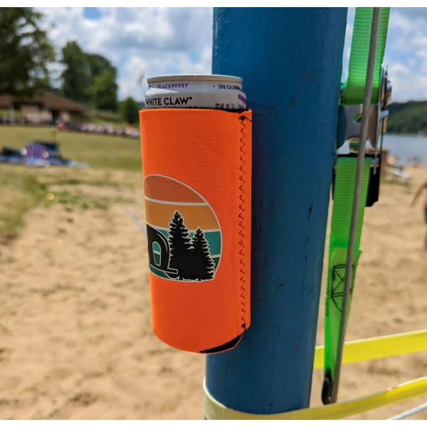 Blank Magnetic Neoprene Collapsible Slim 12 oz Can Coolie - Image 4