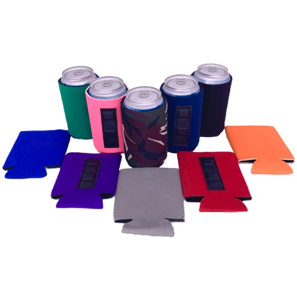 blank magentic can koozies