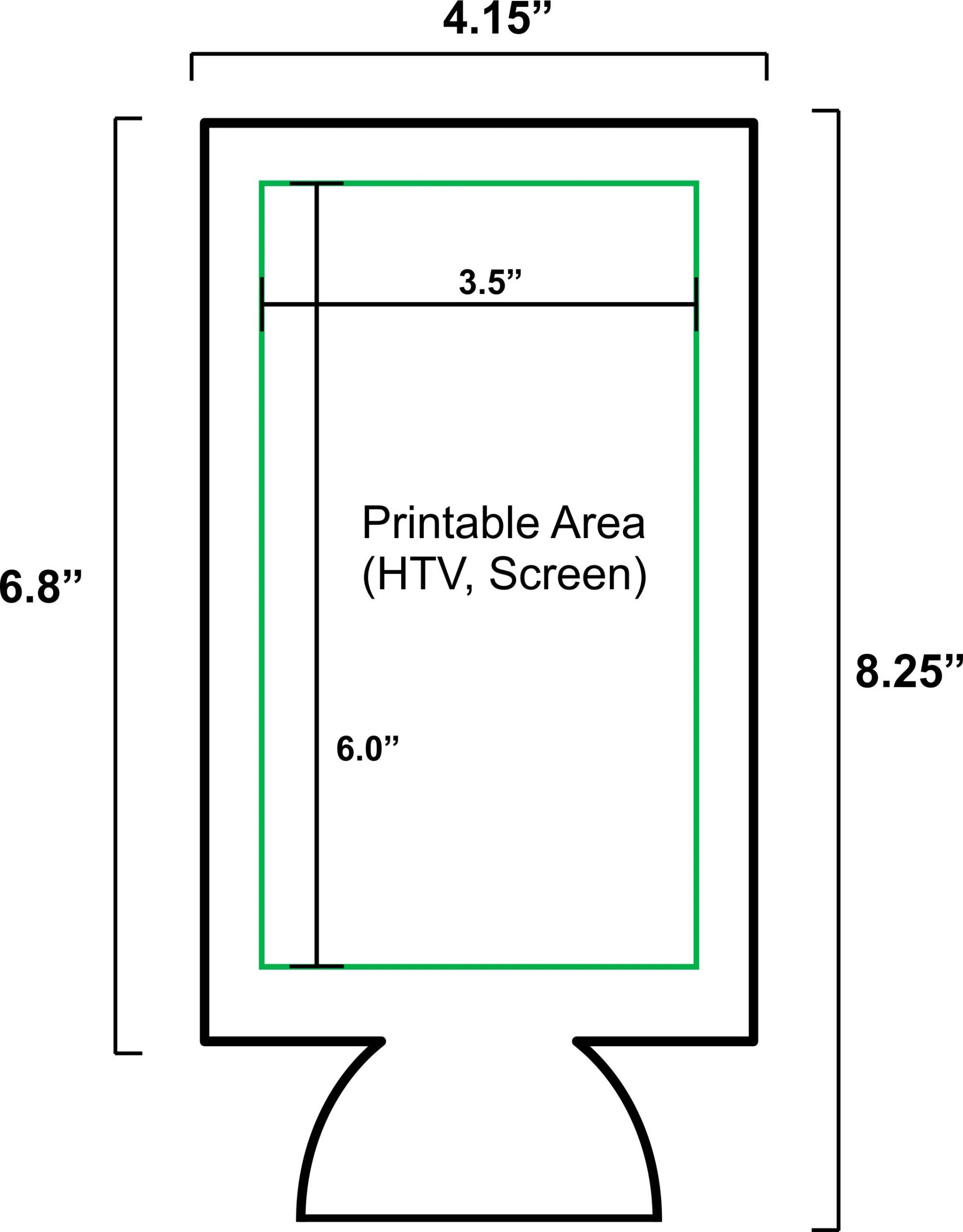 Blank Foam Collapsible 24 oz. Can Coolie - Made in USA - Image 3